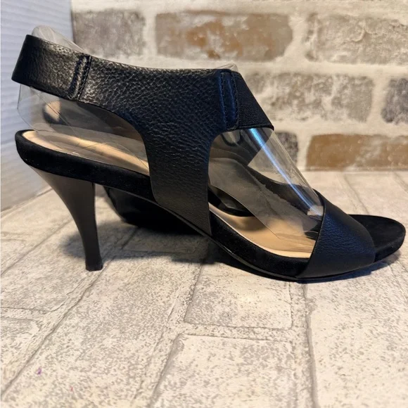 AQUATALIA BRENNAN OPEN TOE
SANDAL 9.5 black Strappy heels - Picture 2 of 9